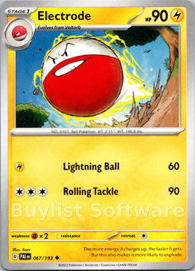 Electrode [067/193] [Paldea Evolved]