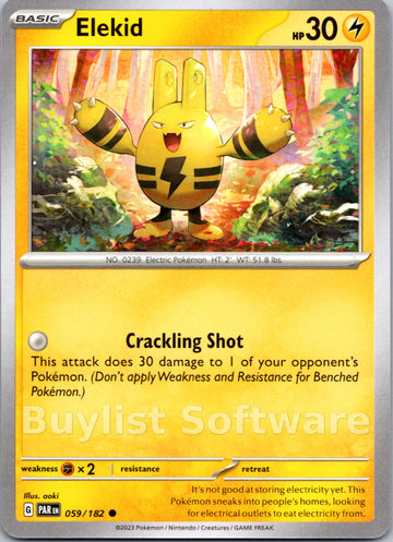 Elekid (059/182) - [Scarlet & Violet: Paradox Rift] Reverse Holofoil