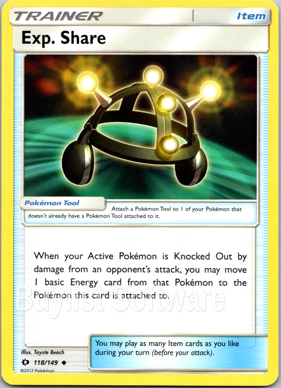 Exp. Share [118/149] [Sun & Moon Base Set]