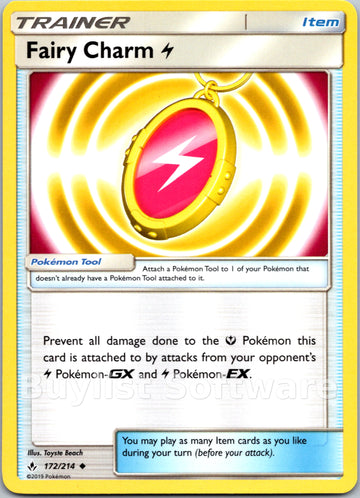 Fairy Charm Lightning (172/214) [Sun & Moon: Unbroken Bonds]