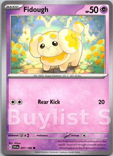 Fidough - 097/198 [97] - (SV01 Scarlet & Violet Base Set)