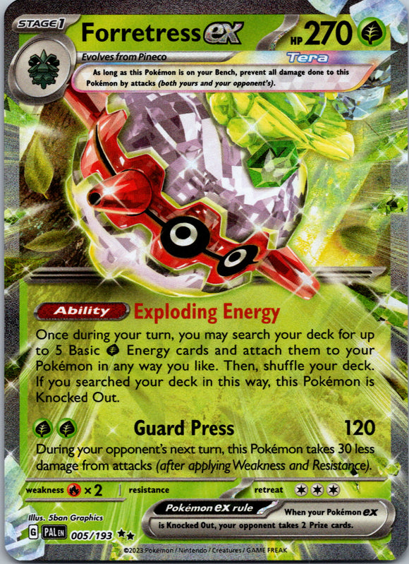 Forretress ex - 005/193 [005/193] [Paldea Evolved] Holofoil