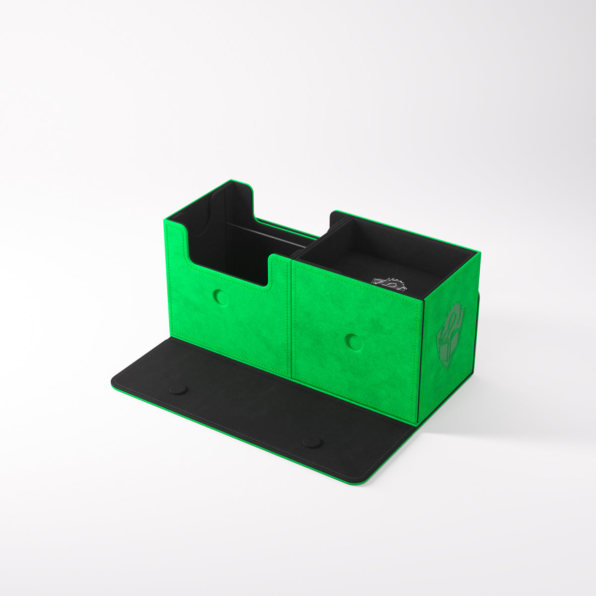 The Academic 133+ XL Convertible Green/Black Deck Box (133ct)