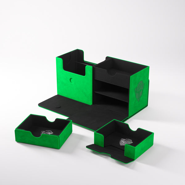 The Academic 133+ XL Convertible Green/Black Deck Box (133ct)