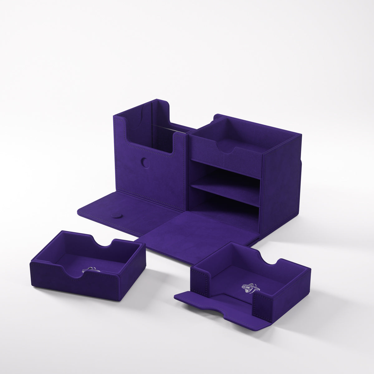 The Academic 133+ XL Convertible Purple/Purple Deck Box (133ct)