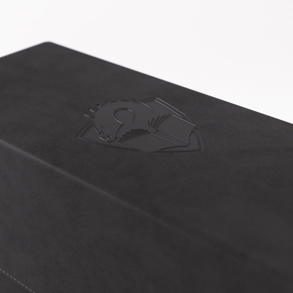 The Academic 133+ XL Convertible Black/Purple Deck Box (133ct)