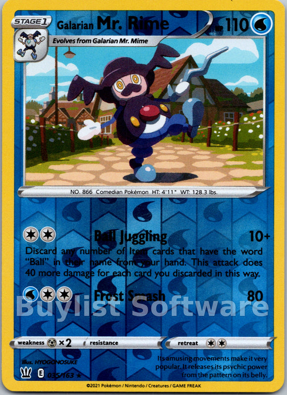 Galarian Mr. Rime [035/163] [SWSH05: Battle Styles]