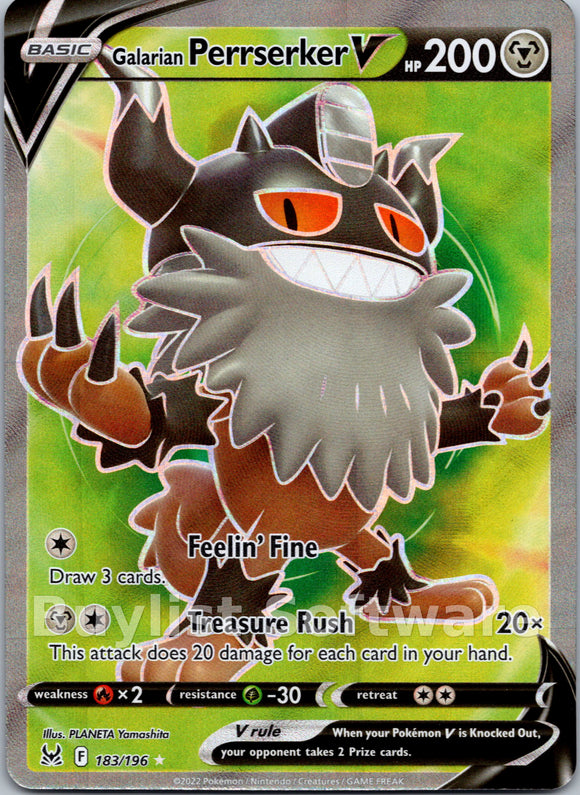 Galarian Perrserker V (183/196) [Sword & Shield: Lost Origin]