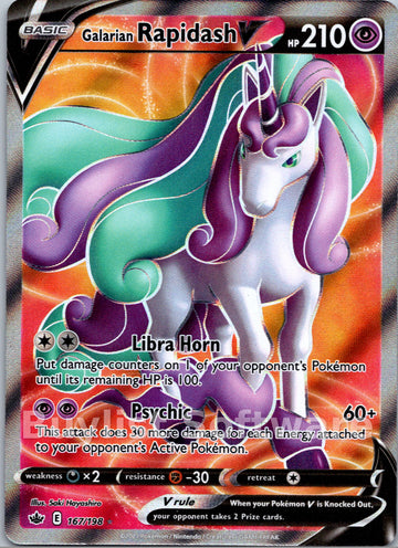 Galarian Rapidash V (167/198) [Sword & Shield: Chilling Reign]