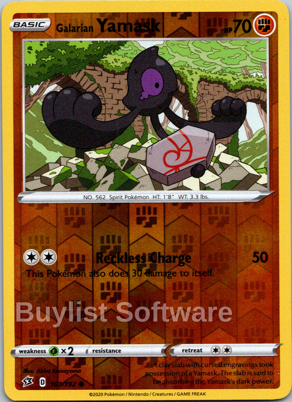 Galarian Yamask [101/192] [Rebel Clash] Reverse Holofoil
