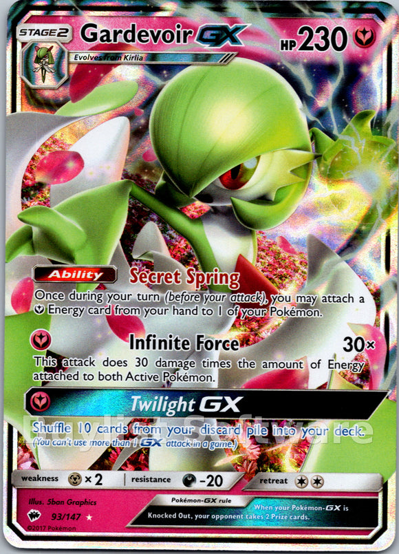 Gardevoir GX (093/147) [Sun & Moon: Burning Shadows]