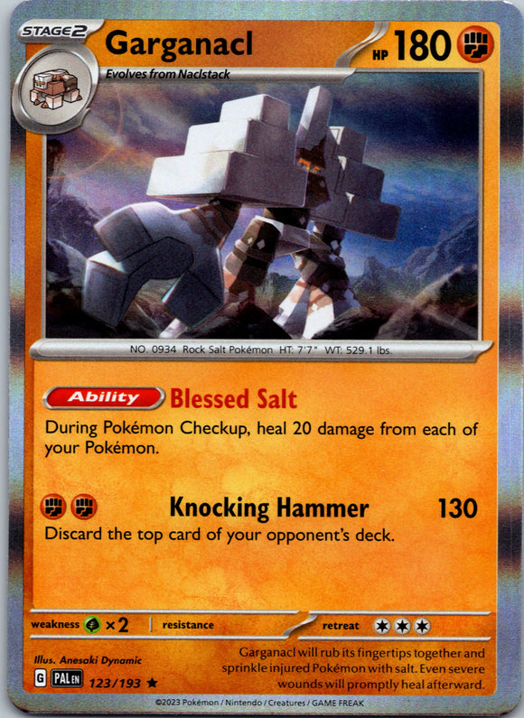 Garganacl [123/193] [Paldea Evolved] Holofoil