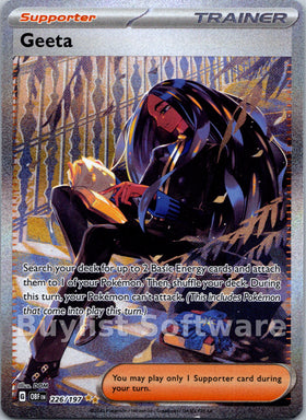 Geeta [226/197] [Obsidian Flames] Holofoil