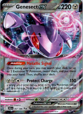 Genesect ex [067/086] [Black Bolt] Holofoil