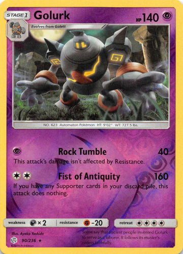 Golurk [90/236] [Cosmic Eclipse] Reverse Holofoil