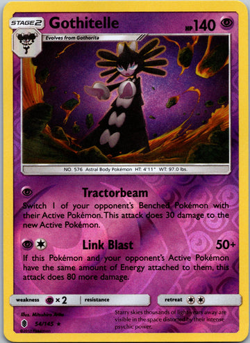 Gothitelle [54/145] [Guardians Rising] Reverse Holofoil