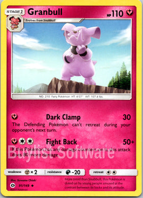 Granbull [91/149] [Sun & Moon Base Set]
