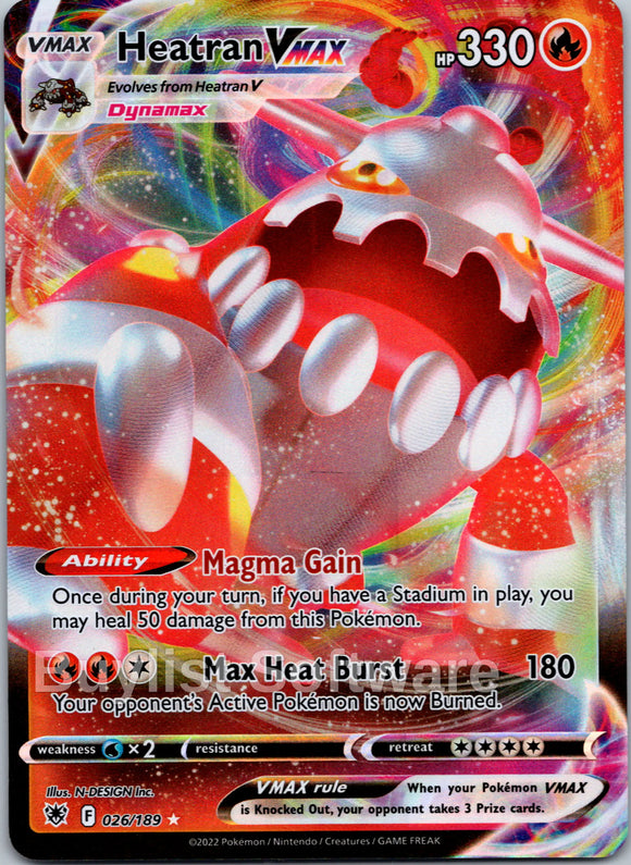 Heatran VMAX [026/189] [Astral Radiance] Holofoil