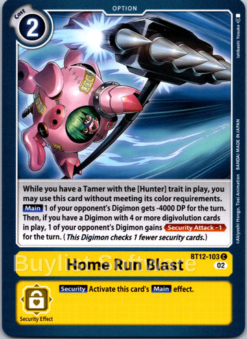 Home Run Blast [BT12-103] [Across Time] Normal