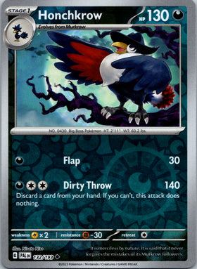 Honchkrow [132/193] [Paldea Evolved] Reverse Holofoil