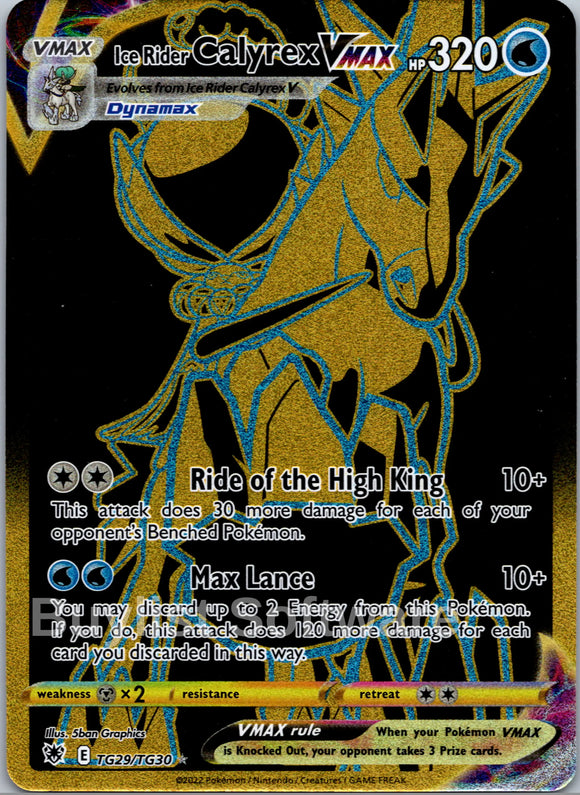 Ice Rider Calyrex VMAX [TG29/TG30] [Astral Radiance Trainer Gallery] Holofoil