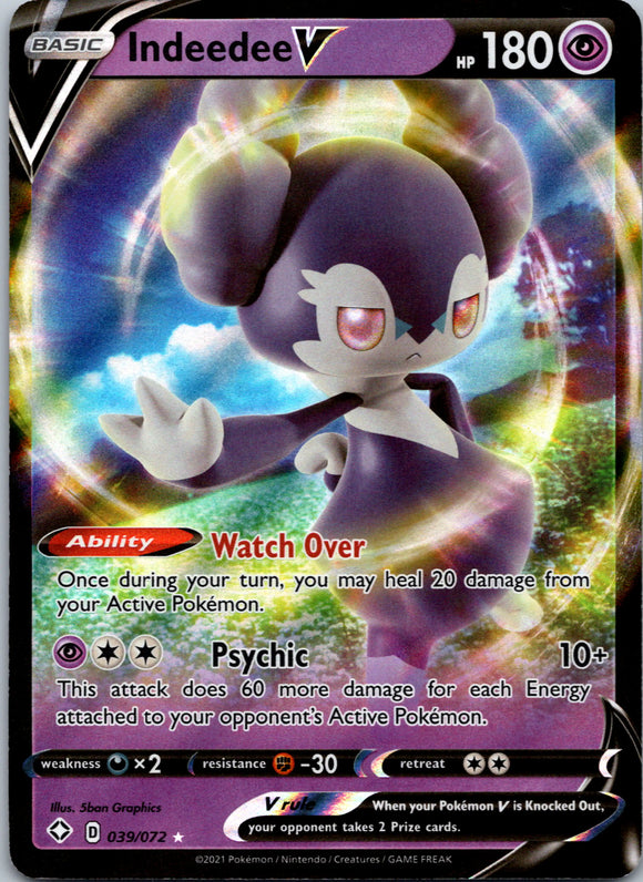 Indeedee V [039/072] [Shining Fates] Holofoil