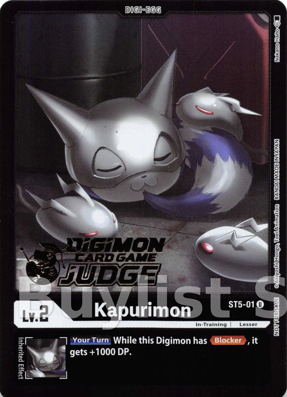 Kapurimon (Judge Pack 2) [ST5-01] [Starter Deck 05: Machine Black] Foil