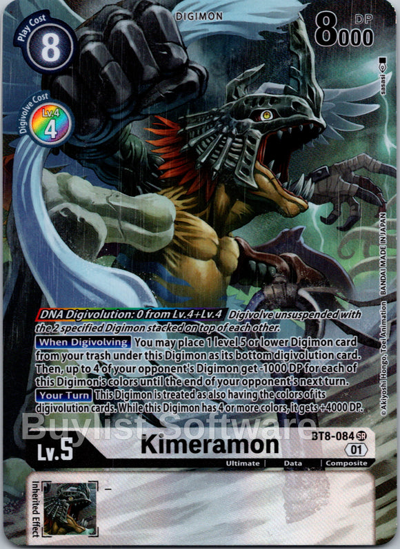 Kimeramon (Alternate Art) [BT8-084] [New Awakening] Foil