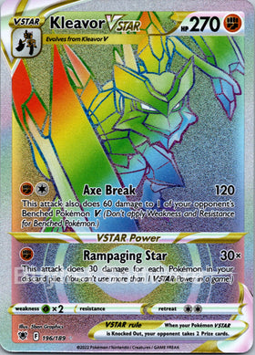 Kleavor VSTAR [196/189] [Astral Radiance] Holofoil