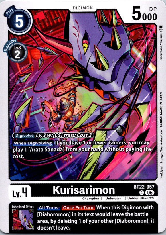 Kurisarimon [BT22-057 C] [Cyber Eden]