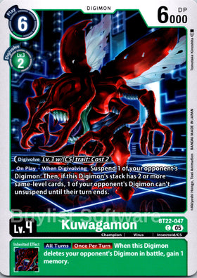 Kuwagamon [BT22-047 C] [Cyber Eden]