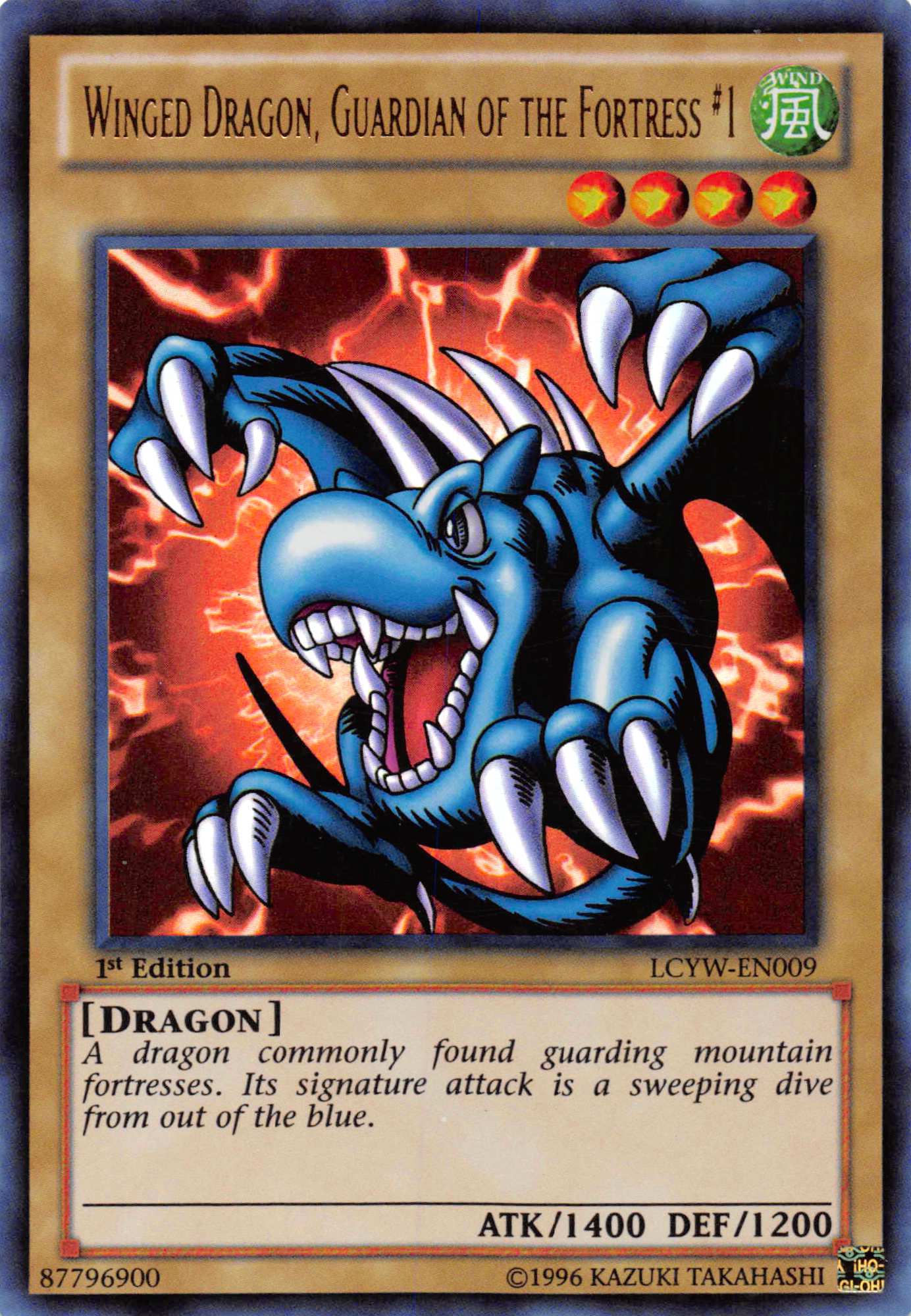 Winged Dragon, Guardian of the Fortress #1 [LCYW-EN009] Ultra Rare
