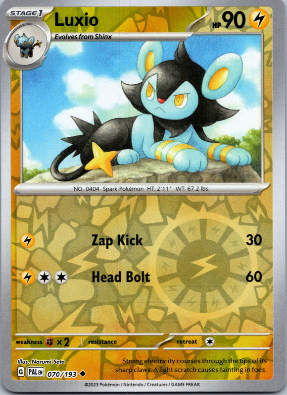 Luxio [070/193] [Paldea Evolved] Reverse Holofoil