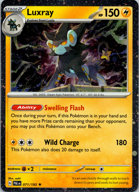 Luxray [071/193] [Paldea Evolved] Holofoil