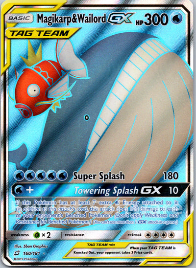 Magikarp & Wailord GX [160/181] [Team Up] Holofoil