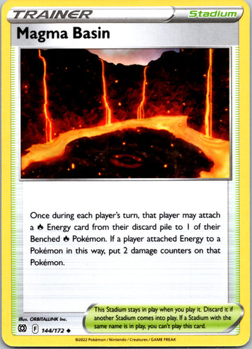 Magma Basin [144/172] [Brilliant Stars] Reverse Holofoil