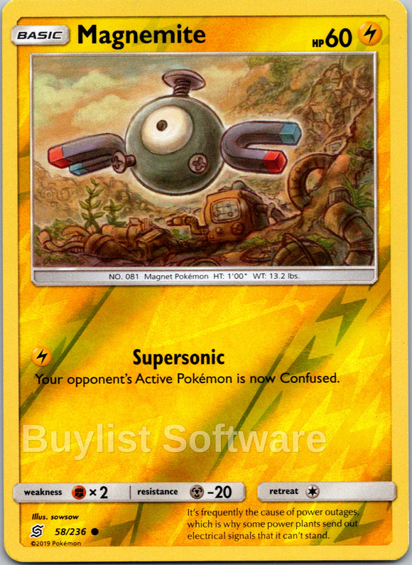 Magnemite [58/236] [Unified Minds] Reverse Holofoil