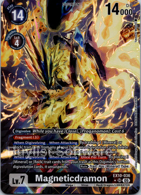 Magneticdramon (Alternate Art) [EX10-036 SR] [Sinister Order] Foil