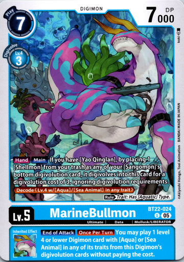 MarineBullmon [BT22-024 U] [Cyber Eden]
