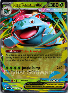 Mega Venusaur ex [003/132] [Mega Evolution] Holofoil