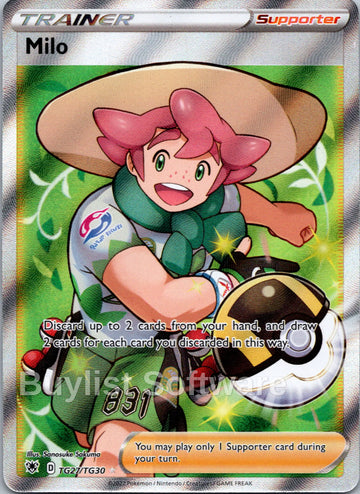 Milo [TG27/TG30] [Astral Radiance Trainer Gallery] Holofoil