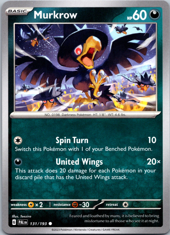 Murkrow [131/193] [Paldea Evolved]