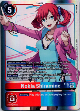 Nokia Shiramine [BT22-084 SR] [Cyber Eden] Foil
