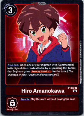 Hiro Amanokawa - P-062 (Resurgence Booster Reprint) [P-062] [Resurgence Booster] Foil