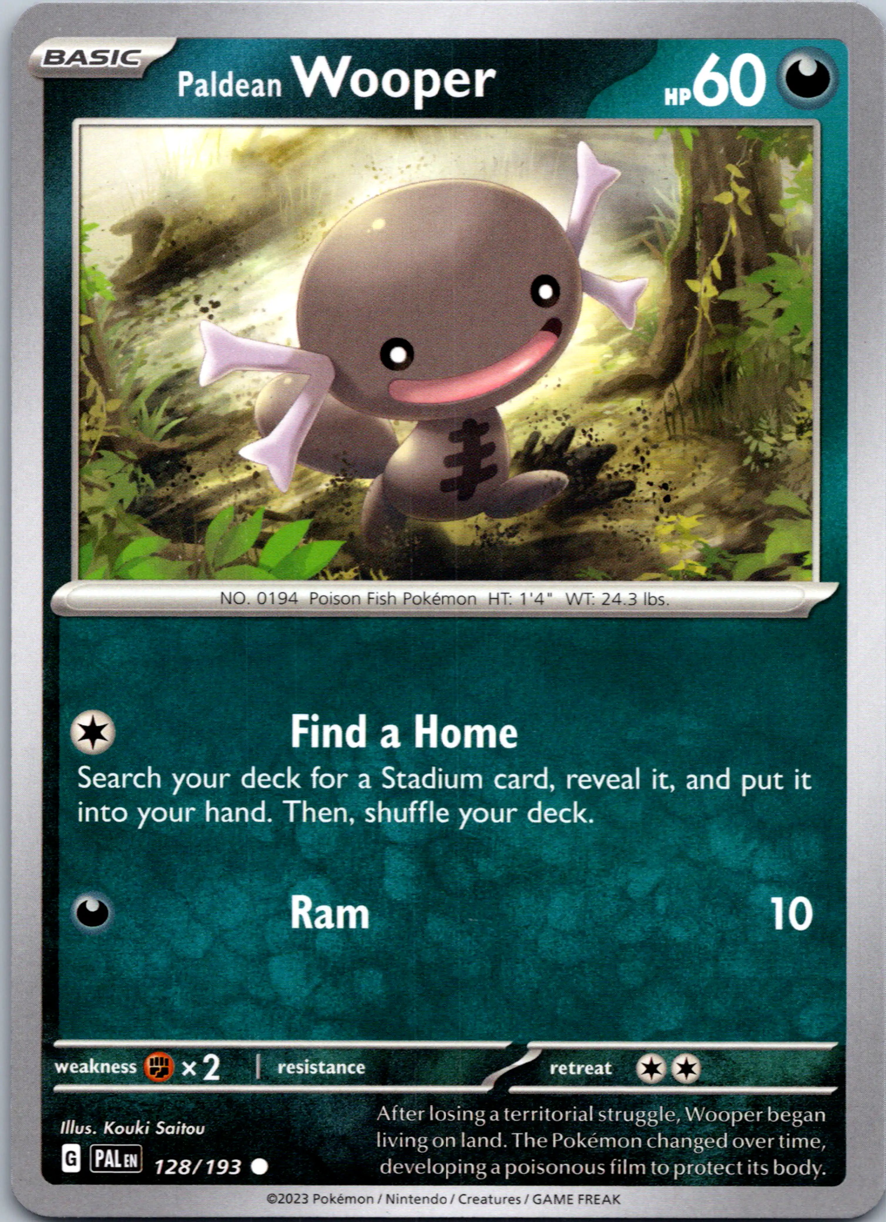 Paldean Wooper - 128/193 [128/193] [Paldea Evolved]