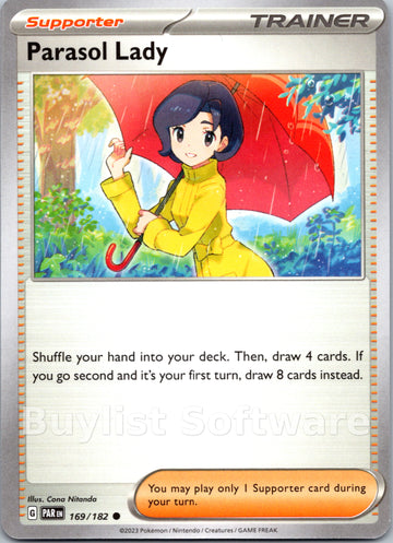 Parasol Lady (169/182) - [Scarlet & Violet: Paradox Rift] Reverse Holofoil