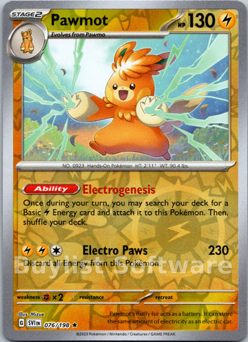Pawmot - 076/198 [76] - (SV01 Scarlet & Violet Base Set) Holofoil