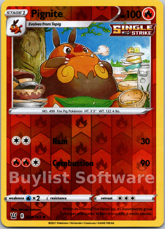 Pignite [024/163] [SWSH05: Battle Styles]