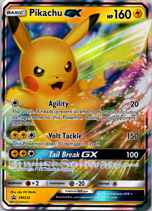 Pikachu GX [SM232] [SM Promos] Holofoil