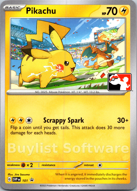 Pikachu [101] [Scarlet & Violet Promo Cards]